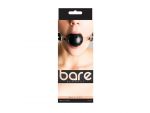 Пластиковый кляп-шар Bare Bondage с отверстиями и прозрачными вставками #31087