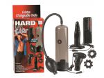 Набор для мужчин Hard Mans Tool Kit: вакуумная помпа, анальная пробка, эрекционные кольца и виброяичко #31903