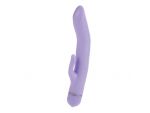 Фиолетовый вибратор Flexi Slider - 21 см. #35340