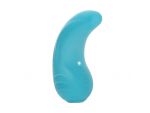 Голубой вибромассажер Mini Tongue - 11,5 см. #36961