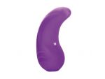 Фиолетовый вибромассажер Mini Tongue - 11,5 см. #36962