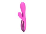 Розовый вибромассажер Excite 6x Rabbit Style со стимуляцией клитора - 17,8 см. #37716