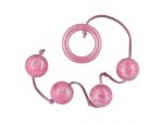 Розовые анальные шарики PLEASURE PEARLS 4 PINK - 30 см. #39570