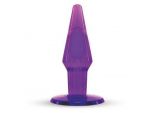 Большая фиолетовая анальная пробка JAMMY JELLY ANAL LARGE PLUG VIOLET - 13,5 см. #39596