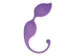 Фиолетовые вагинальные шарики TRIGGER SILICONE PURPLY #39625