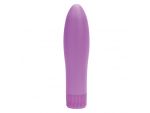 Фиолетовый вибратор SWEET PUSSY IN SILICONE - 13,5 см. #39679