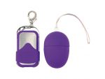 Фиолетовое виброяйцо с пультом ДУ VIBRATING EGG PLEASURE SHIVER SMALL  #39723