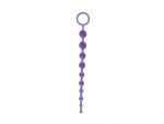 Фиолетовая анальная цепочка с 10 шариками JAMMY JELLY ANAL 10 BEADS - 32 см. #39783
