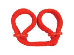 Красные оковы для рук Japanese Silk Love Rope Wrist Cuffs #39958
