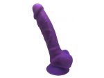 Фиолетовый фаллоимитатор Model 1 - 17,6 см. #313435