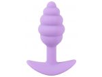 Фиолетовая анальная втулка Mini Butt Plug - 7,5 см. #313628