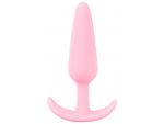 Розовая анальная втулка Mini Butt Plug - 8,4 см. #313629