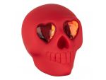 Красный вибромассажер в форме черепа Bone Head Handheld Massager #322063