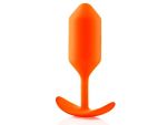 Оранжевая пробка для ношения B-vibe Snug Plug 3 - 12,7 см. #332154