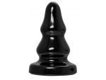 Черная анальная втулка Monoceros - 15 см. #339502