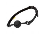 Черный силиконовый кляп-шар Breathable Ball Gag #339970