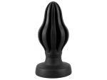 Черная анальная пробка Super Soft Butt Plug - 11,1 см. #348265