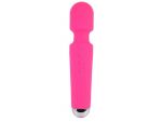 Розовый жезловый вибратор Wacko Touch Massager - 20,3 см. #349234