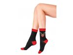 Новогодние хлопковые носки с веселым оленем Christmas Socks #350704
