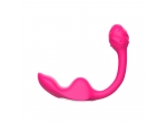 Розовый многофункциональный стимулятор для женщин #354432