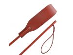 Красный кожаный стек "Флеш" - 58 см. #355340