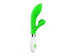 Зеленый вибратор-кролик Agave - 23 см. #356445