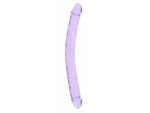 Двусторонний фиолетовый фаллоимитатор - 45 см. #356552