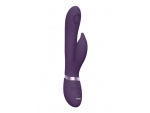 Фиолетовый вибромассажер-кролик Aimi - 22,3 см. #356590