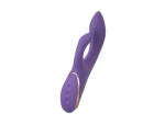 Фиолетовый вибратор-кролик Fingie с функцией Come-Hither - 21,6 см. #357079
