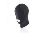 Черный текстильный шлем с прорезью для рта #357104