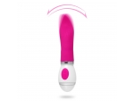 Ярко-розовый вибратор-язык Tongue Lick - 16,5 см. #357524