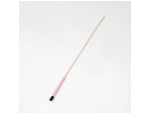 Деревянный стек с розовой ручкой - 60 см. #357671
