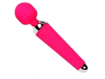 Розовый wand-вибратор - 20 см. #358041