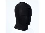 Черная сплошная маска-шлем #358054