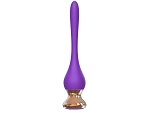 Фиолетовый вибромассажер Nipple Vibrator - 14,5 см. #358195