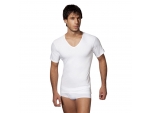 Классическая футболка из хлопка с V-образным вырезом Doreanse Cotton Basic #361289
