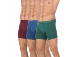 Набор из 3 мужских трусов-боксеров: зелёных, синих и бордовых #362891