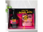 Подарочный набор «You’re the bomb, girl»: гель для душа и соль-шиммер для ванны #365987