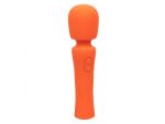 Оранжевый вибромассажер Stella Liquid Silicone Mini Massager - 14,5 см. #367102