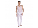 Белый полупрозрачный комплект: майка и брюки #368357