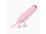 Розовый клиторальный стимулятор «Оки-Чпоки» с 2 сменными насадками #368527