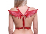 Красная портупея «Оки-Чпоки» с крыльями #368529