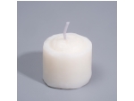 Белая свеча для БДСМ «Роза» из низкотемпературного воска #369490