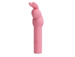 Нежно-розовый вибростимулятор в форме кролика Gerardo #370588