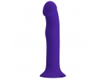 Фиолетовый вибратор с режимом боковой пульсации Murray-Youth - 19 см. #370598