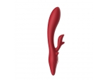 Красный вибратор-кролик - 22,5 см. #371051