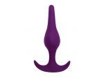 Фиолетовая анальная пробка Smooth - 12,5 см. #371061