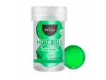 Лубрикант на масляной основе Hot Ball Beija Muito с ароматом мяты (2 шарика по 3 гр.) #371680