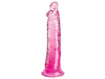 Розовый фаллоимитатор на присоске 8’’ Cock - 21,8 см. #373372