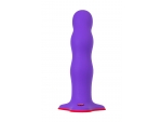 Фиолетовый фаллоимитатор Stubs Bouncer - 18,5 см. #373487